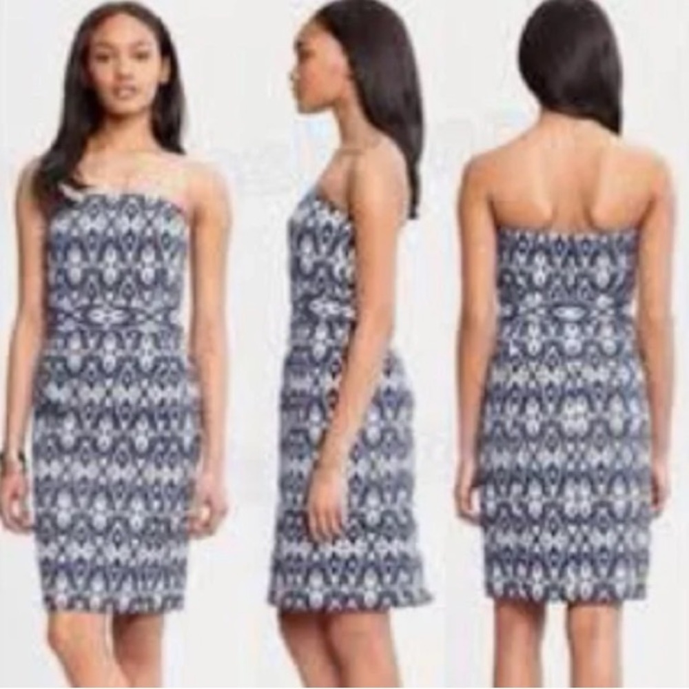 BANANA REPUBLIC Women IKAT Strapless Special Dress | 2